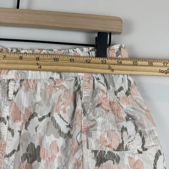 FP Movement Shorts Womens S Printed In The Wild Mid Rise Paperbag Sporty Active - Picture 6 of 9